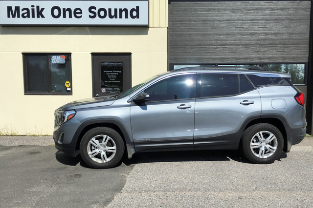 2019 GMC Terrain with professional window tint in North Bay